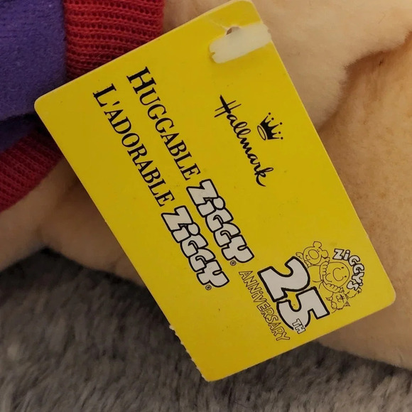 1995 Hallmark Cards Ziggy Heart Hug Waiting Valentine's Day Plush Cartoon New - Picture 5 of 6